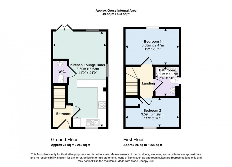 Floorplan for Kilsby Drive, Towcester