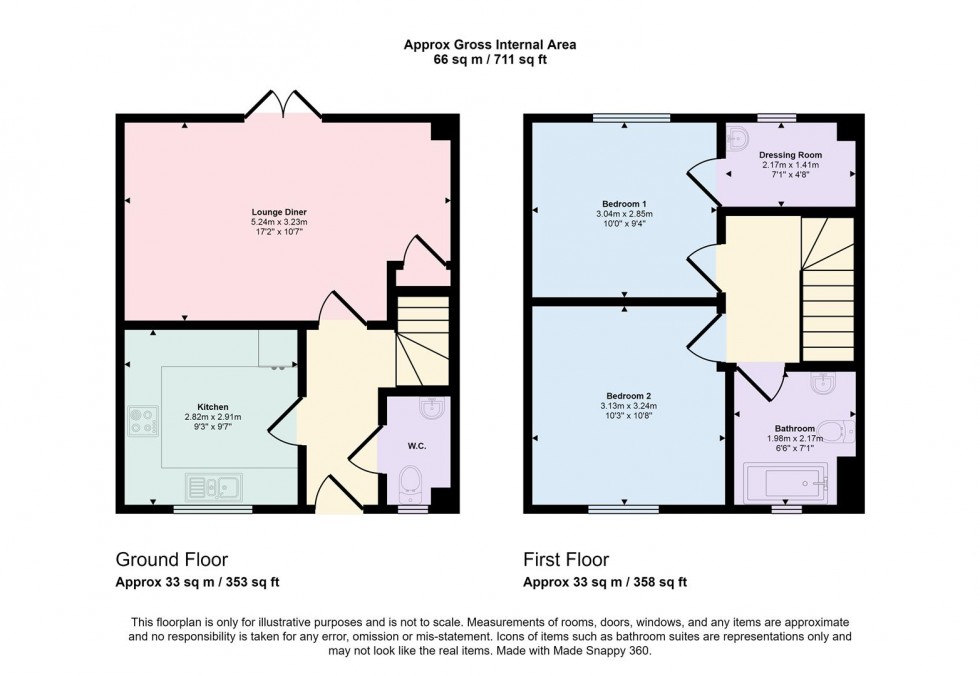 Floorplan for Canons Ashby Road, Moreton Pinkney
