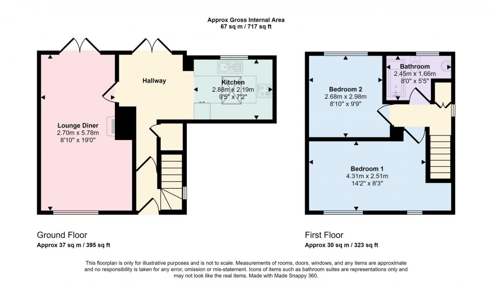 Floorplan for Marlow Road, Towcester