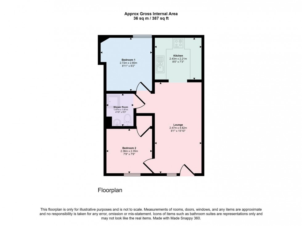 Floorplan for Park Street, Towcester