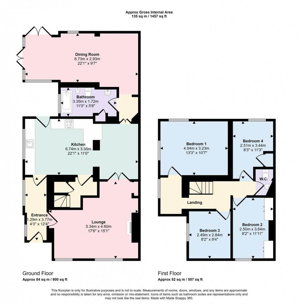 Floorplan for High Street, Paulerspury, Towcester