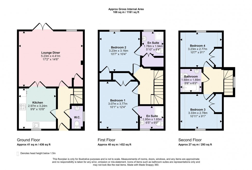 Floorplan for Chantry Lane, Towcester