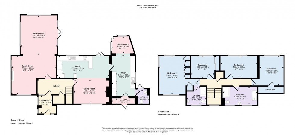 Floorplan for Deans Row, Gayton, Northampton