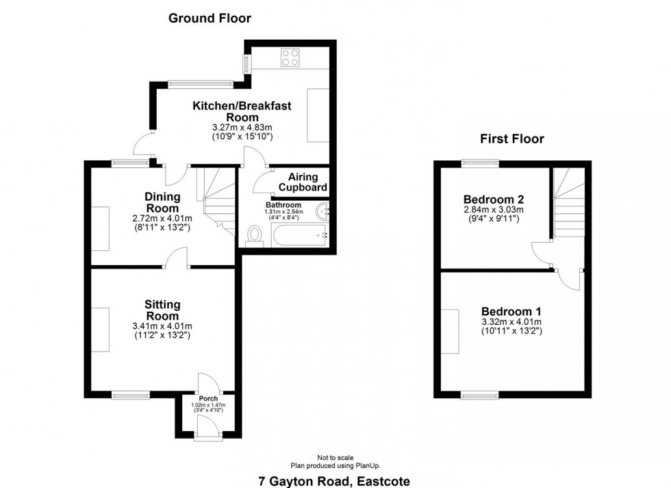 Floorplan for Gayton Road, Eastcote