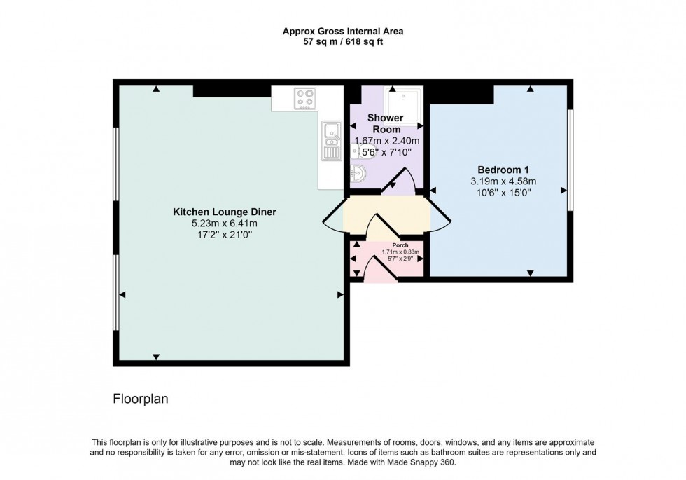 Floorplan for Watling Street East, Towcester