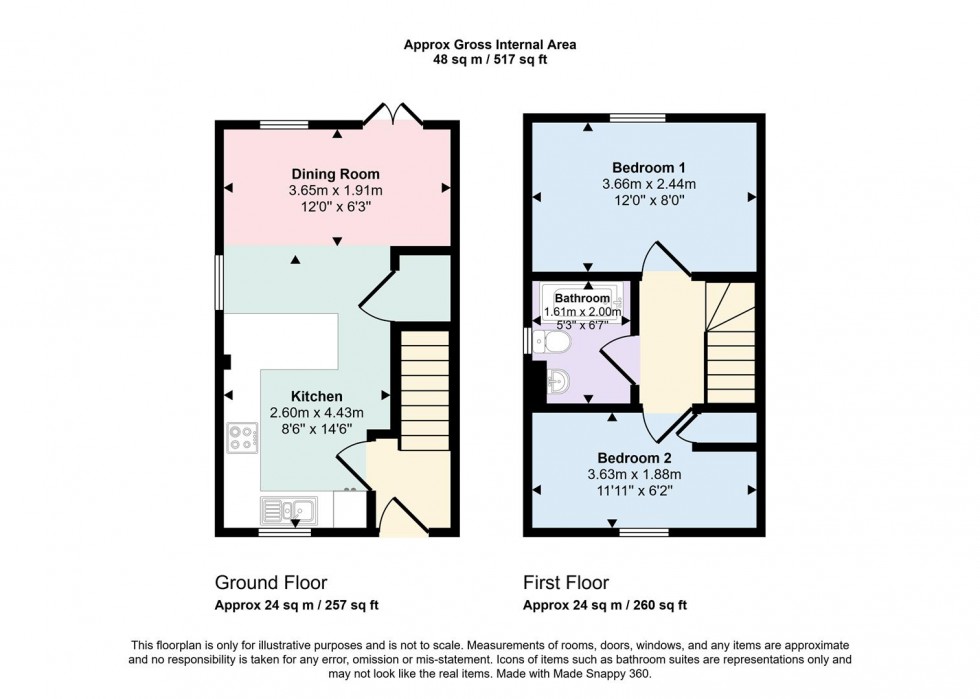 Floorplan for Bentleys Gate, Towcester