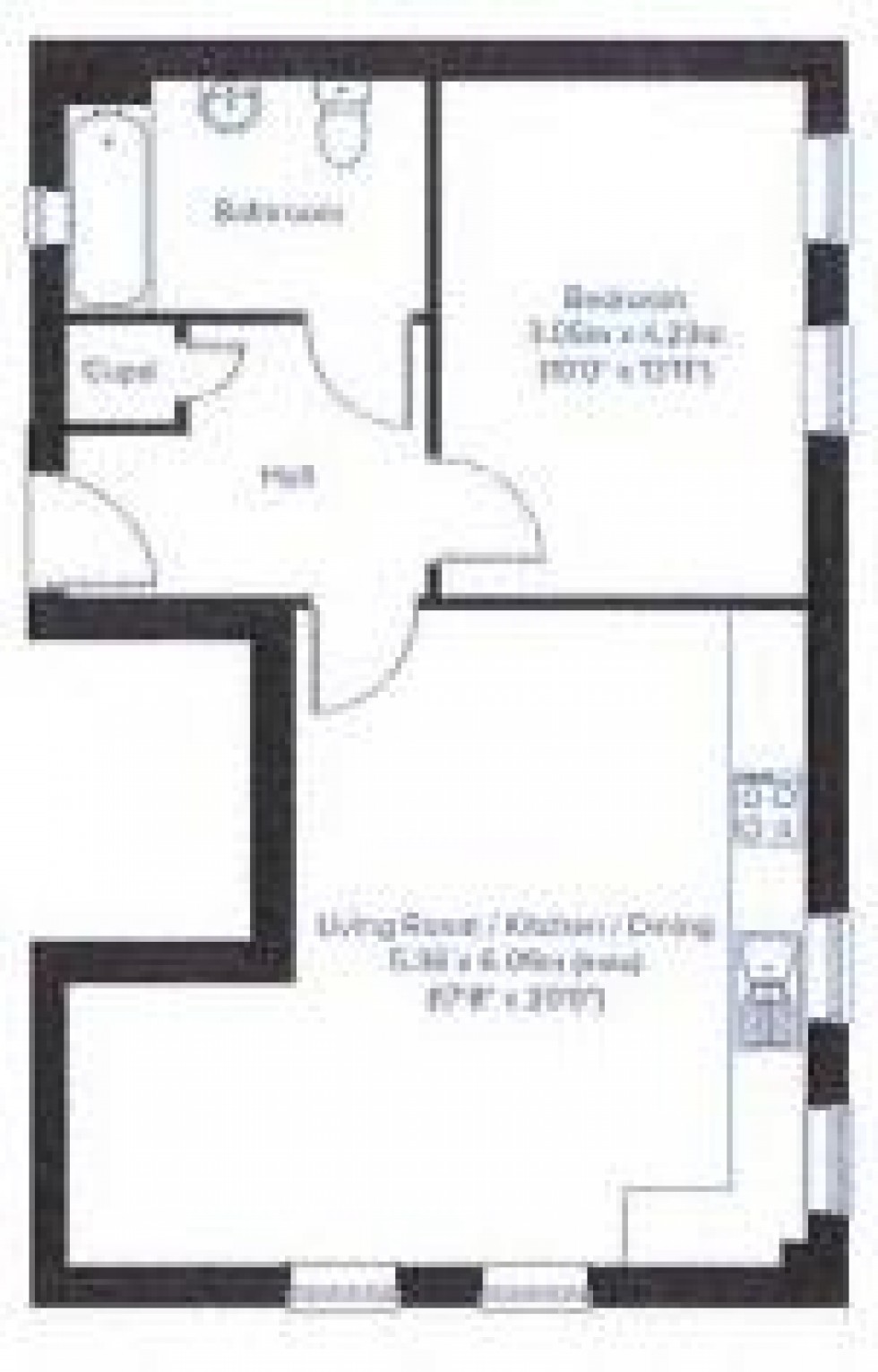 Floorplan for The Furlongs, Towcester