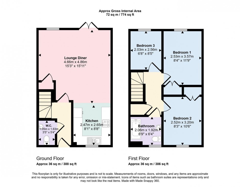 Floorplan for Moat Lane, Towcester