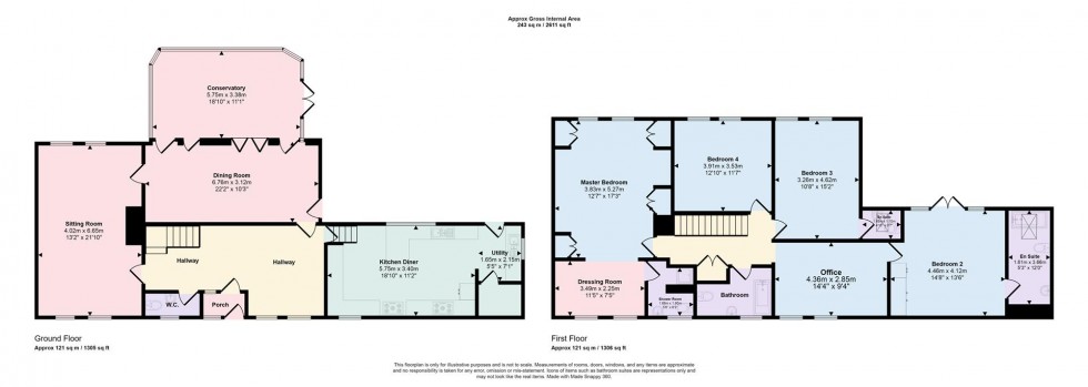 Floorplan for Beech Hill, Hellidon, Daventry