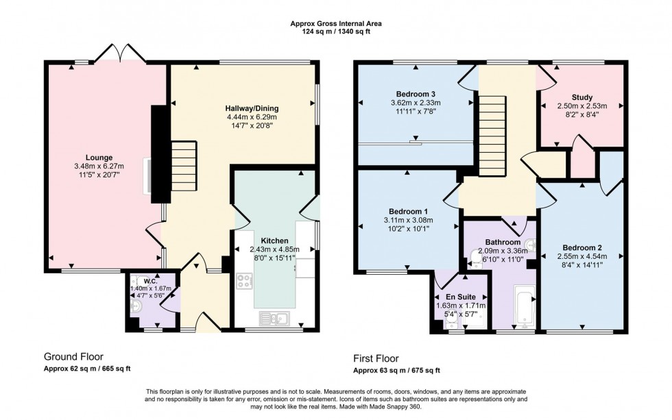 Floorplan for Home Close, Greens Norton